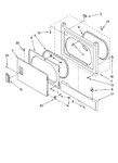 Diagram for 15 - Dryer Front Panel And Door Parts