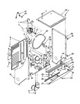 Diagram for 03 - Dryer Cabinet And Motor