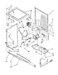 Diagram for 02 - Dryer Cabinet And Motor