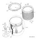 Diagram for 03 - Tub, Basket & Agitator