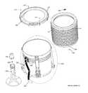 Diagram for 03 - Tub, Basket & Agitator