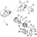 Diagram for 04 - Motor, Fan Hsg., Exhaust Duct