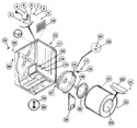 Diagram for 01 - Cabinet, Drum, Heat Duct