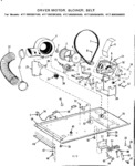 Diagram for 03 - Dryer Motor Blower Belt