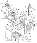 Diagram for 04 - Washer-cabinet, Top Panel, Base