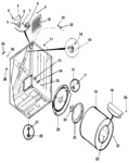 Diagram for 01 - Cabinet, Drum, Heater Assy