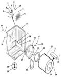 Diagram for 01 - Cabinet, Drum, Heat Duct