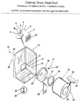 Diagram for 01 - Cabinet, Drum, Heat Duct