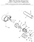 Diagram for 04 - Motor, Fan Housing, Exhaust Duct