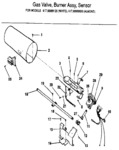 Diagram for 05 - Gas Valve, Burner Assy, Sensor