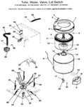 Diagram for 05 - Tubs, Water, Valve, Lid Switch