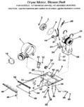 Diagram for 04 - Dryer Motor, Blower, Belt