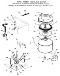 Diagram for 04 - Tubs, Water, Valve, Lid Switch