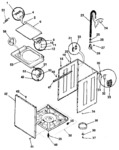 Diagram for 04 - Washer-cabinet, Top Panel, Base