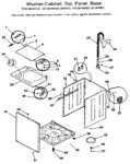 Diagram for 04 - Washer-cabinet, Top Panel, Base