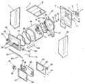 Diagram for 01 - Dryer, Cabinet, Drum, Heater