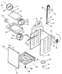 Diagram for 04 - Washer-cabinet, Top Panel, Base