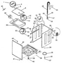 Diagram for 04 - Washer-cabinet, Top Panel, Base