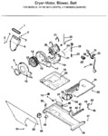 Diagram for 02 - Dryer-motor, Blower, Belt