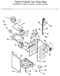 Diagram for 04 - Washer-cabinet, Top Panel, Base