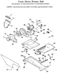 Diagram for 02 - Dryer, Motor, Blower, Belt