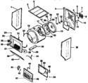 Diagram for 01 - Dryer, Cabinet, Drum, Heater