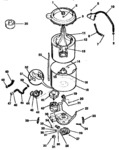 Diagram for 05 - Washer-tubs, Hoses, Motor