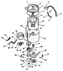 Diagram for 05 - Washer-tubs, Hoses, Motor