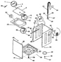 Diagram for 04 - Washer-cabinet, Top Panel, Base