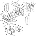 Diagram for 01 - Dryer, Cabinet, Drum, Heater