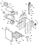 Diagram for 04 - Washer-cabinet, Top Panel, Base