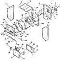 Diagram for 01 - Dryer, Cabinet, Drum, Heater