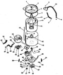 Diagram for 05 - Washer-tubs, Hoses, Motor