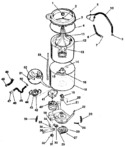 Diagram for 05 - Washer-tubs, Hoses, Motor