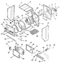 Diagram for 01 - Dryer, Cabinet, Drum, Heater