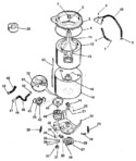 Diagram for 05 - Washer-tubs, Hoses, Motor