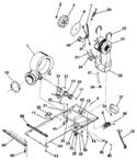 Diagram for 03 - Dryer Motor, Blower, Belt