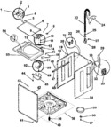 Diagram for 04 - Washer-cabinet, Top Panel, Base