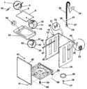 Diagram for 04 - Washer-cabinet, Top Panel, Base