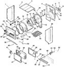 Diagram for 01 - Dryer, Cabinet, Drum, Heater