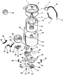 Diagram for 05 - Washer-tubs, Hoses, Motor