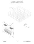 Diagram for 10 - Lower Rack Parts