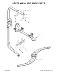 Diagram for 08 - Upper Wash And Rinse Parts