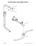 Diagram for 08 - Upper Wash And Rinse Parts