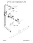 Diagram for 08 - Upper Wash And Rinse Parts