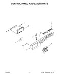 Diagram for 03 - Control Panel And Latch Parts