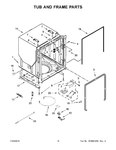 Maytag MDB4949SHZ0 Dishwasher Insulation Sound Shield - Genuine OEM