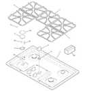 Diagram for 01 - Control Panel & Cooktop