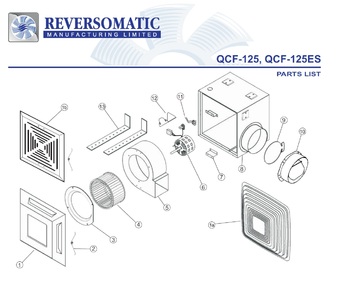 Diagram for QCF125ES