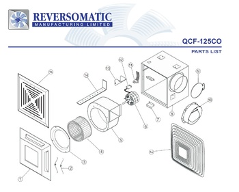 Diagram for QCF-125CO